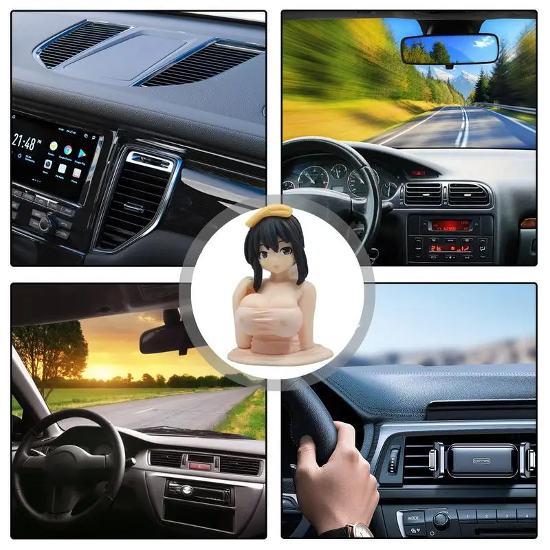 Автомобильные аксессуары Декор приборной панели аниме девушка грудь
