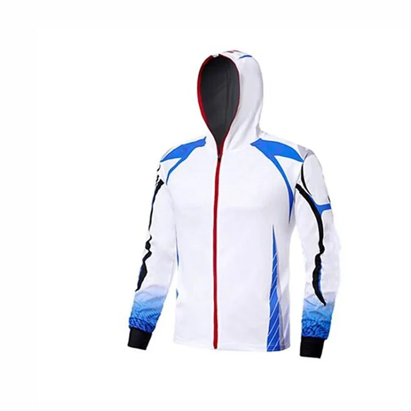 Сублимационная UPF 50 солнцезащитная футболка с принтом из полиэстера