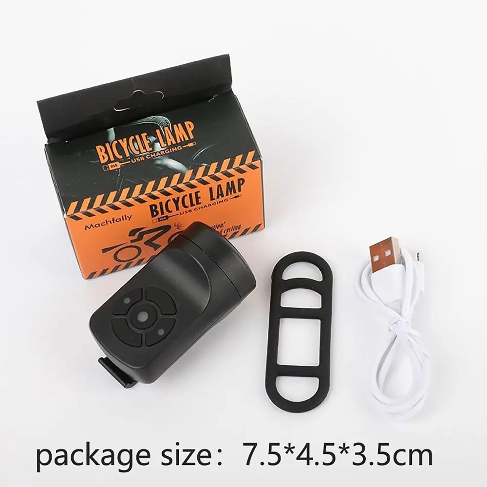 Электрический звонок для велосипеда с зарядкой через USB 4 звука 120 дБ