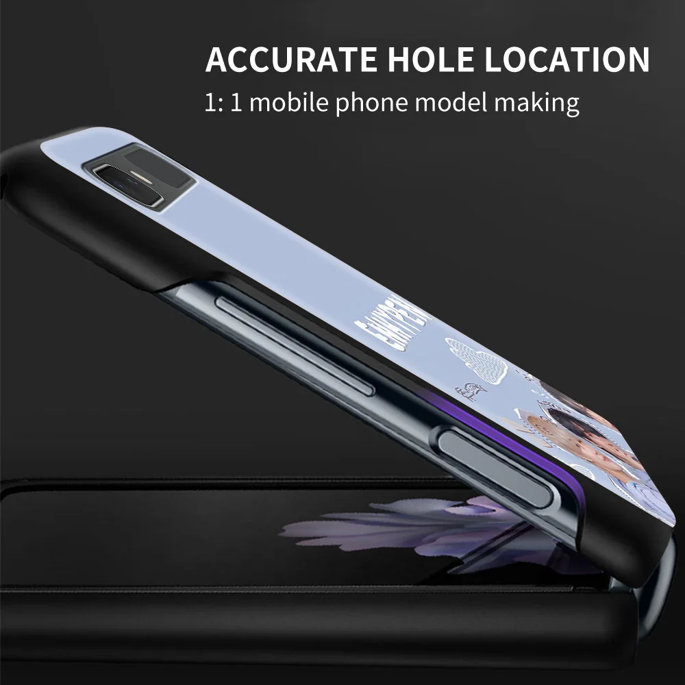 hot kpop bts boys hard pc phone case for samsung galaxy z flip black cover for galaxy z flip 3 5g foldable shockproof case coque free global shipping