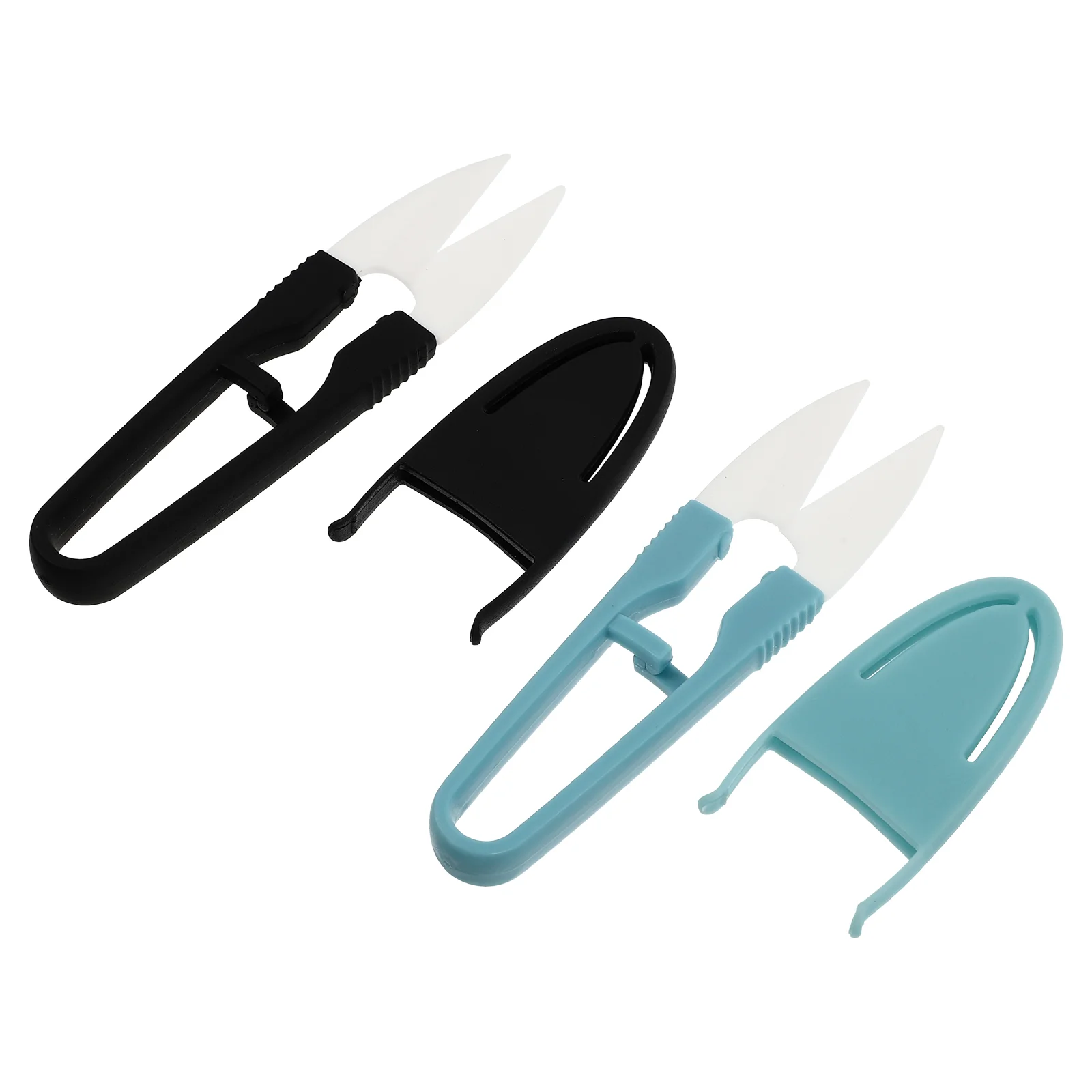 2 шт. ножницы керамические U-образные DIY шитье многоцелевые двойные вышитые