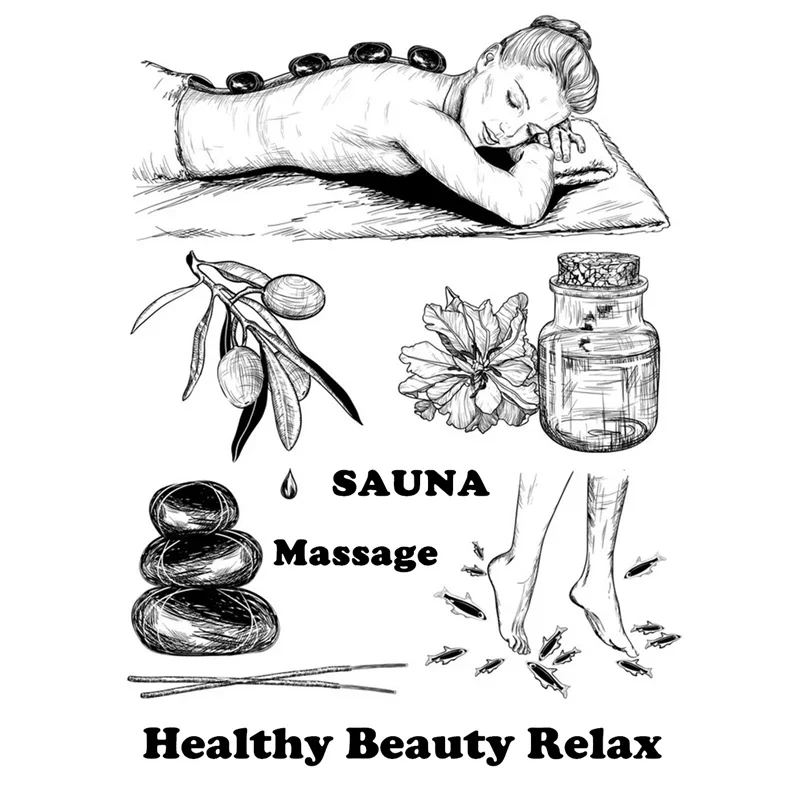 Модные прозрачные штампы 2024 10x14 см для девочек красивая леди Детская модель