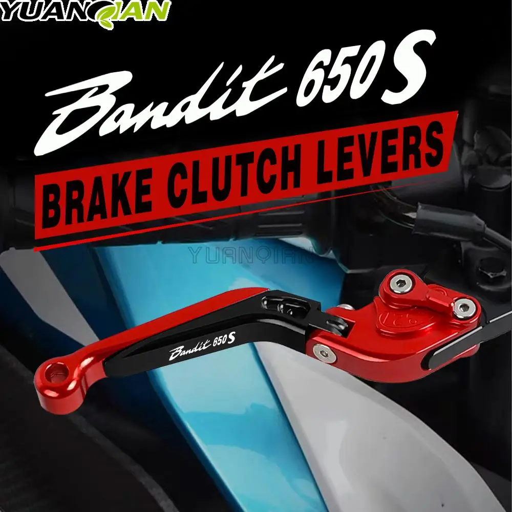 

BANDIT 650 S Мотоциклетные аксессуары CNC алюминиевые выдвижные регулируемые рычаги тормозной муфты для SUZUKI BANDIT650S 2015