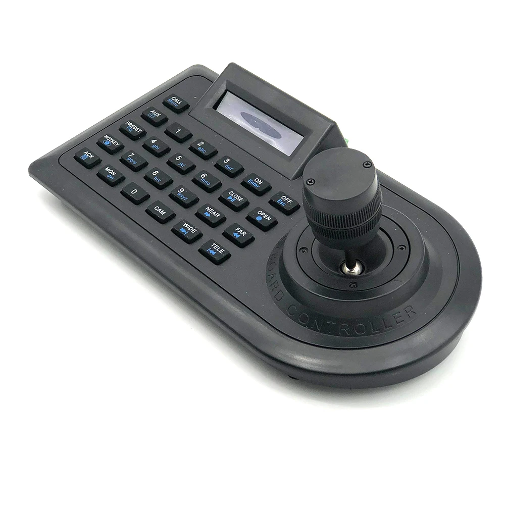 3D Axis CCTV Keyboard Controller LCD Display 1.2km Joystick 