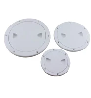 4 6 8 abs plastic round hatch cover deck plate non slip deck inspection plate for marine rv yacht boat accessories white