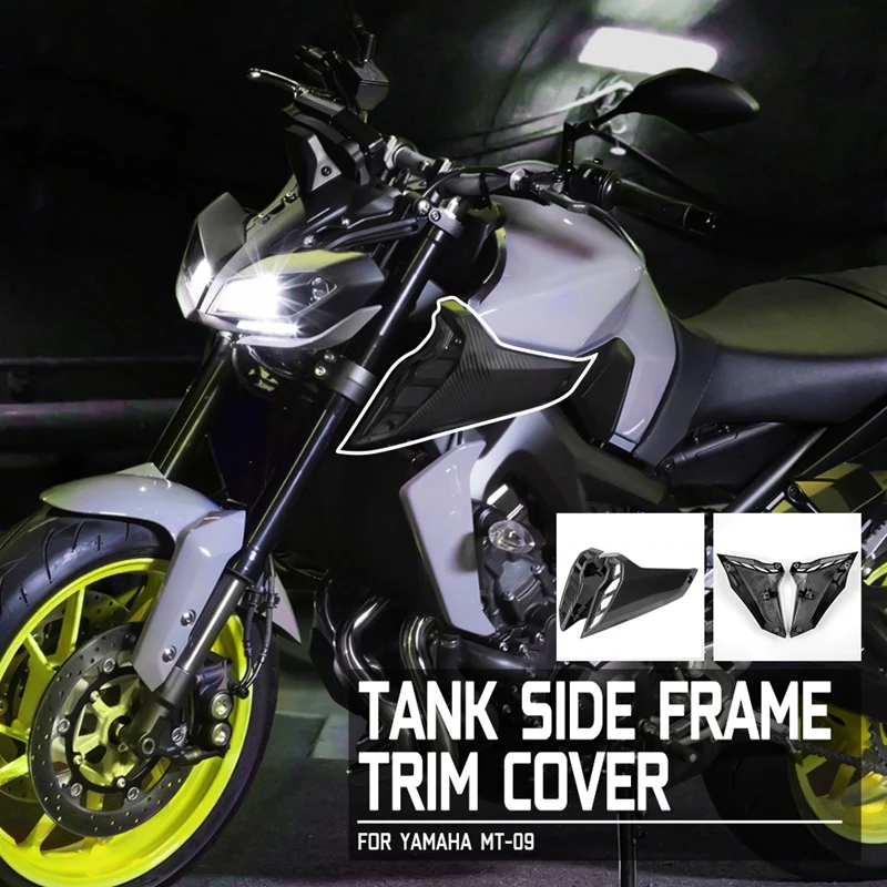 

Motorcycle Gas Tank Side Fairing Air Intake Cover Panel for Yamaha MT-09 MT09 FZ-09 FZ09 2017-2020