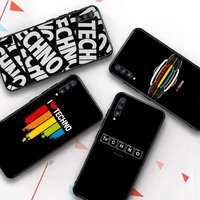 techno music phone case for samsung a51 a30s a52 a71 a12 for huawei honor 10i for oppo vivo y11 cover
