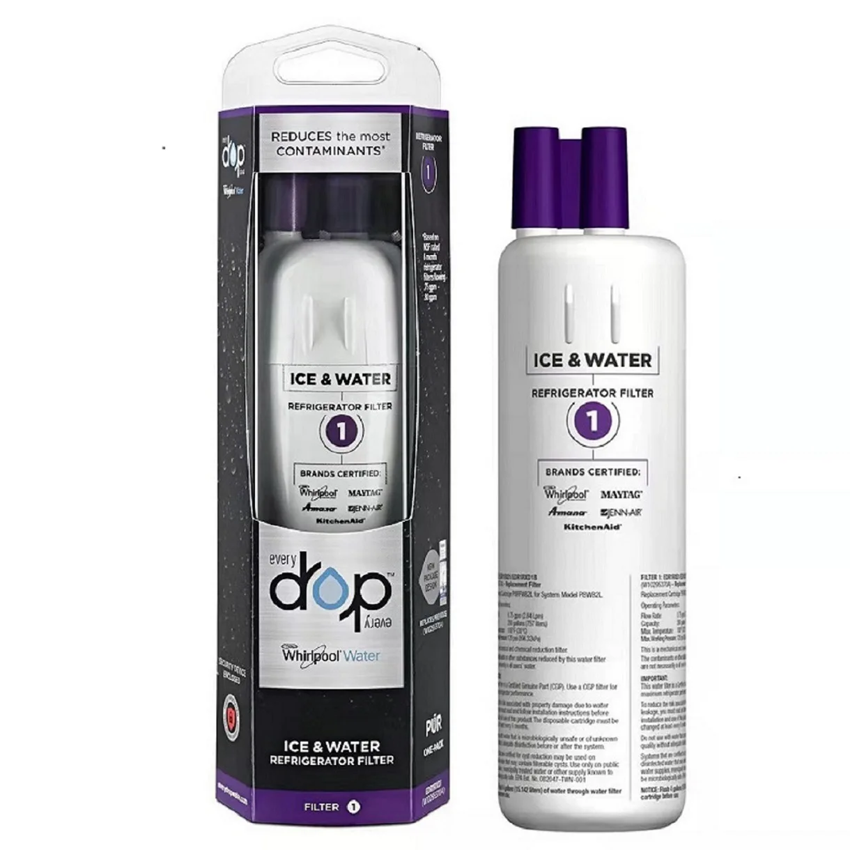 

Replace Original EDR1RXD1 Refrigerator Water Filter