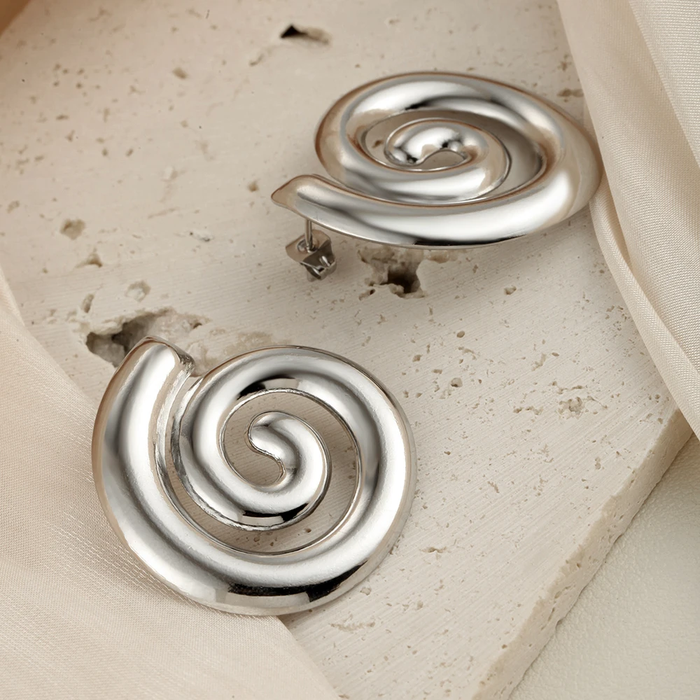 Женские серьги из нержавеющей стали морская серия пирсинг-гвоздик