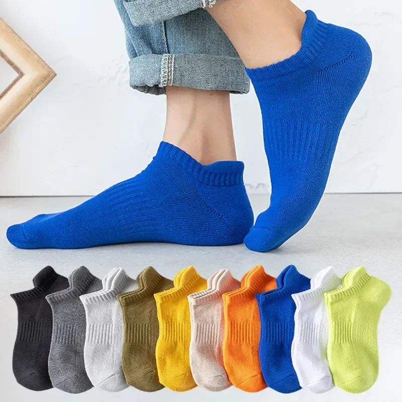 

Носки мужские спортивные дышащие, Повседневные высокие спортивные, без щиколотки, поглощающие пот качественные, дезодорирующие