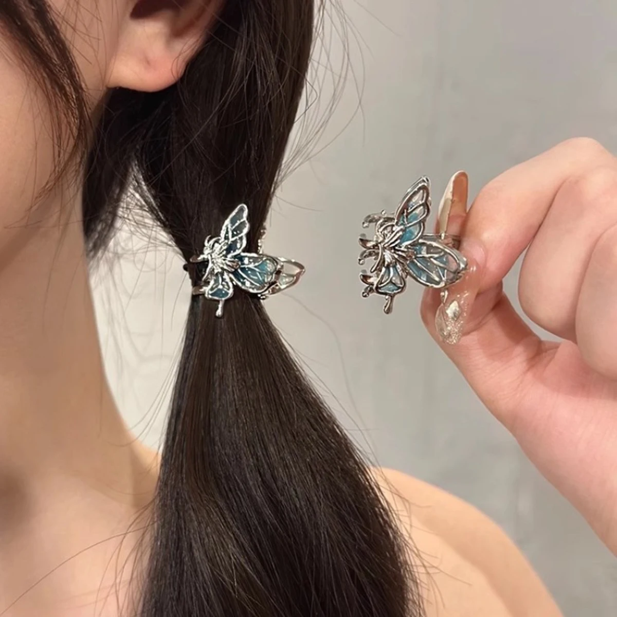 

1 шт. корейские Металлические зажимы для челки с бабочкой, зажимы для челки, женские заколки для волос для девочек, модные мини заколки для волос, женские аксессуары для волос