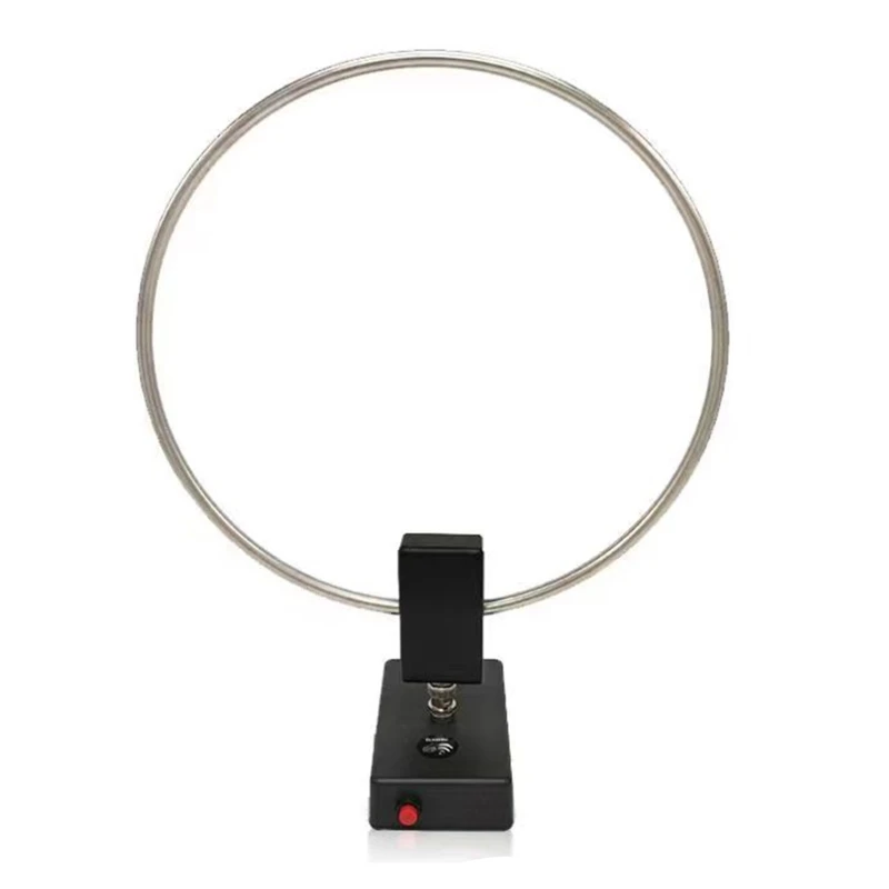 

M6CA GA-800 Loop Antenna,10kHz-159MHz Active Receiving Antenna with BNC Cable & Type-C Power Cable and BNC-SMA Adapter Kit