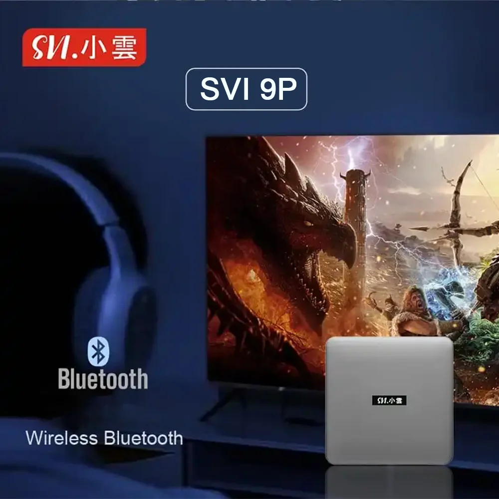 Svicloud 9S Smart TV BOX Android 12 A35 2 ГБ 16 WIFI BT5.0 HDR10 AV1 Dolby Set top Box ТВ-приемник Медиаплеер
