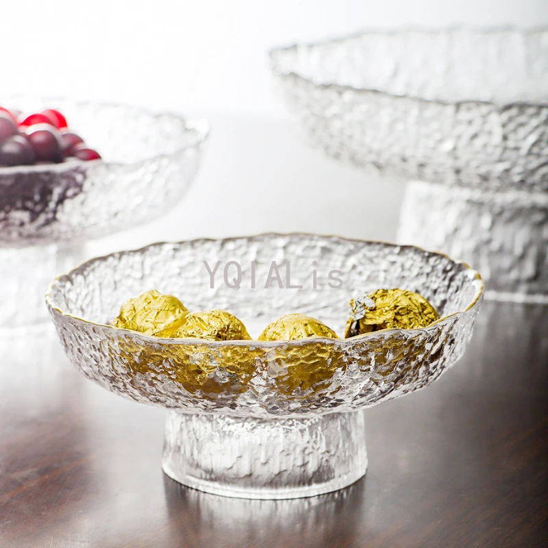 Креативная художественная тарелка для фруктов бокал с рисунком ледяной росы