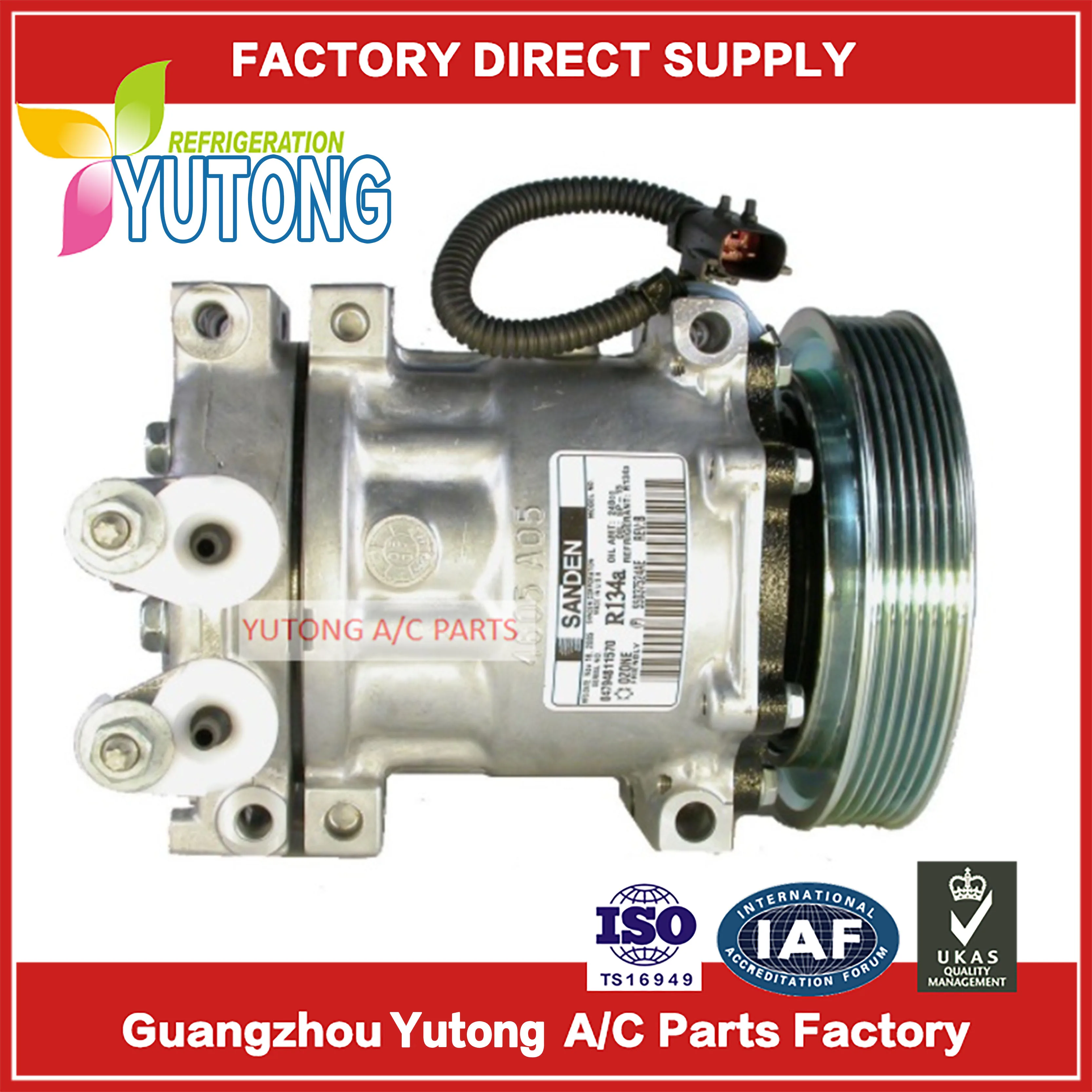 

AC Compressor For Jeep Liberty SD7H15/709 Sanden 4851 4336 55037524AC 55037524AE 55037524AB 5072536AB