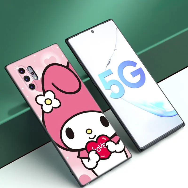 Чехол для телефона Kuromi My Melody Samsung Note 10 Lite 20 Ultra M04 M13 M32 4G M14 M15 M23 M33 M34 M42 M52 M53 M54 M55 5G M11 M12
