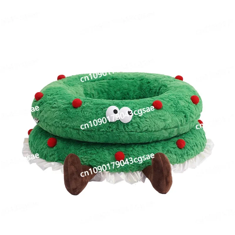 Рождественский венок Zeze кошачий туалет зимний теплый открытый зимняя теплая