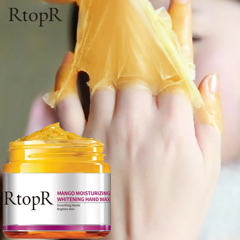 RtopR-exfoliante de callos, blanqueador de manos, reparación de cera de la piel, película hidratante antienvejecimiento, nutre y suaviza el Gel de manos exfoliante