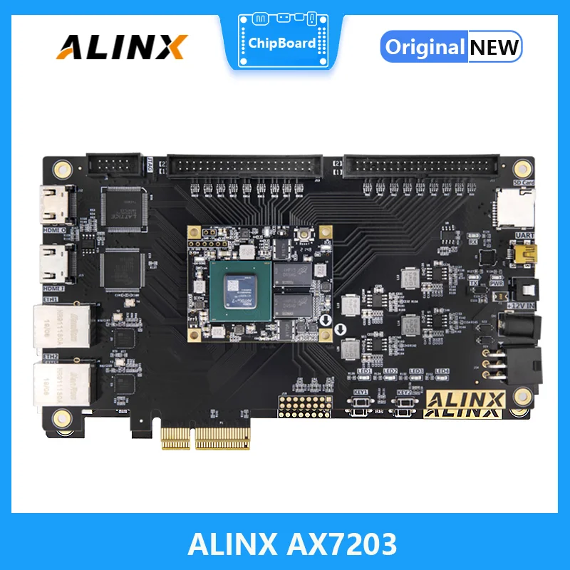 

ALINX AX7203: XILINX Artix-7 XC7A200T FPGA Development Board PCIe Accelerator Card Verilog Demos