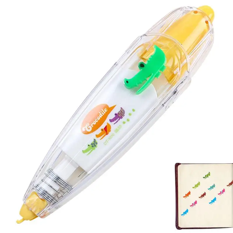

Portable Correction Tape Cartoon Press Corrective Tape Pen Decoration Pen Tape Office Supplies For DIY Scrapbooking Photo Decor