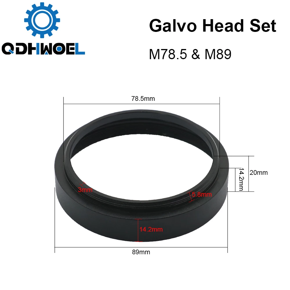 F-theta объектив наружная резьба обратное переходное кольцо Высота 20 мм 32 для резьбы