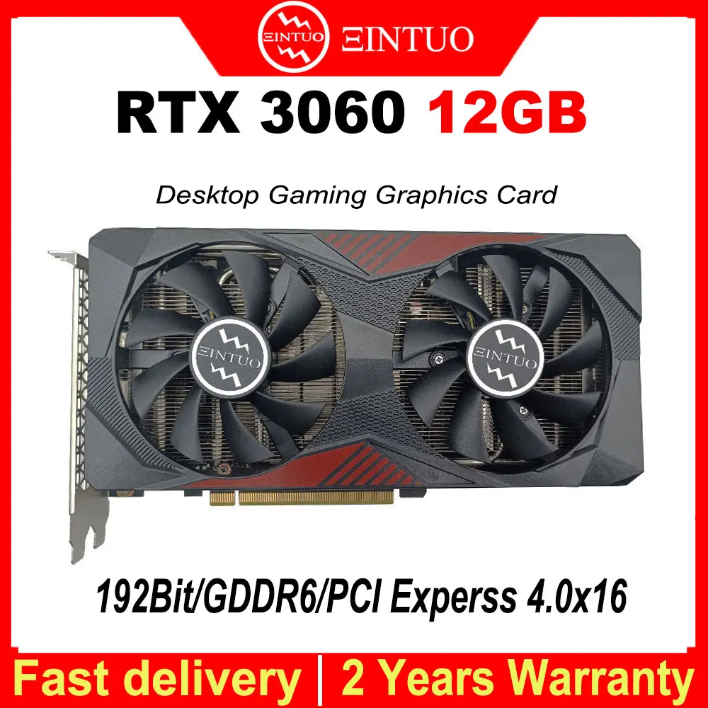 

Graphics card RTX3060 12GB GDDR6 192Bit gaming GPU DP*3 PCI Express 4.0 X16 rtx 3060 12g gaming desktop computer Video card