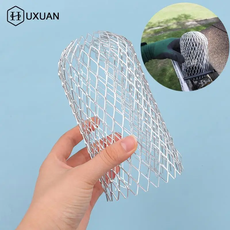 

3 Inch Aluminum Filter Strainer Stops Blockage Leaf Drains Gutter Guard Filters Expand Drain Net Cover Gardening Tool