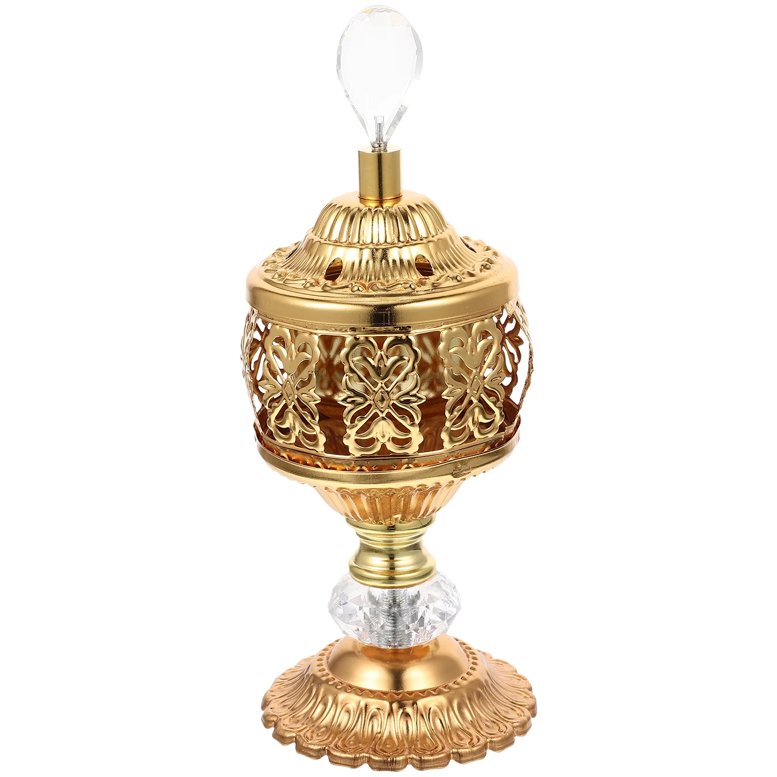 

Holder Burnerstick Censer Arabian Scent Decoration Mubarak Ramadan Box Party Handicraft Catcher Ash Vintage Metal Chinese Sticks