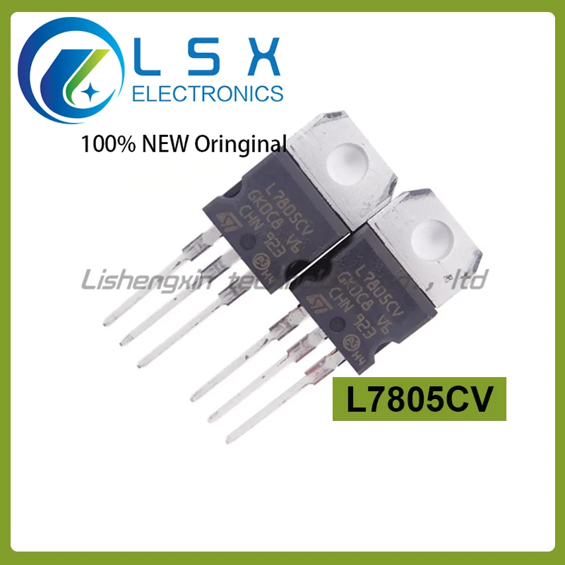 

10PCS/LOT L7805CV TO220 7805 TO-220 L7805 LM7805 Transistor Three Terminal Voltage Regulator New Origin ICal