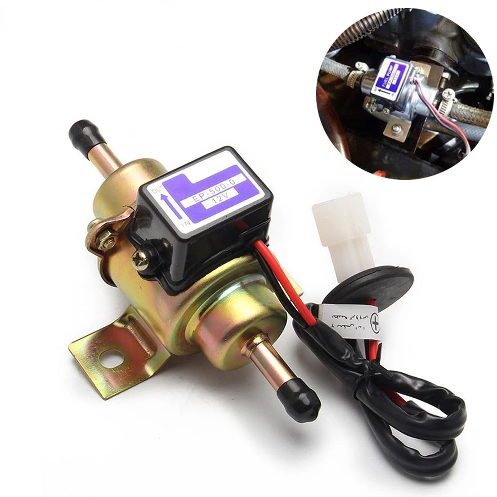 

12V Car Motorcycle Fuel Pump EP-500-0 035000-0460 12585-52030 Diesel Gasoline Pertrol Case Universal EP500 FP-1010-G