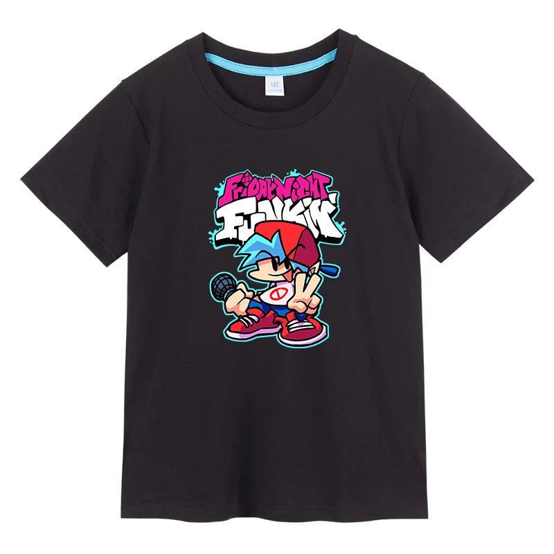 Детская футболка Friday Night Funkin летняя детская с короткими рукавами уличная одежда