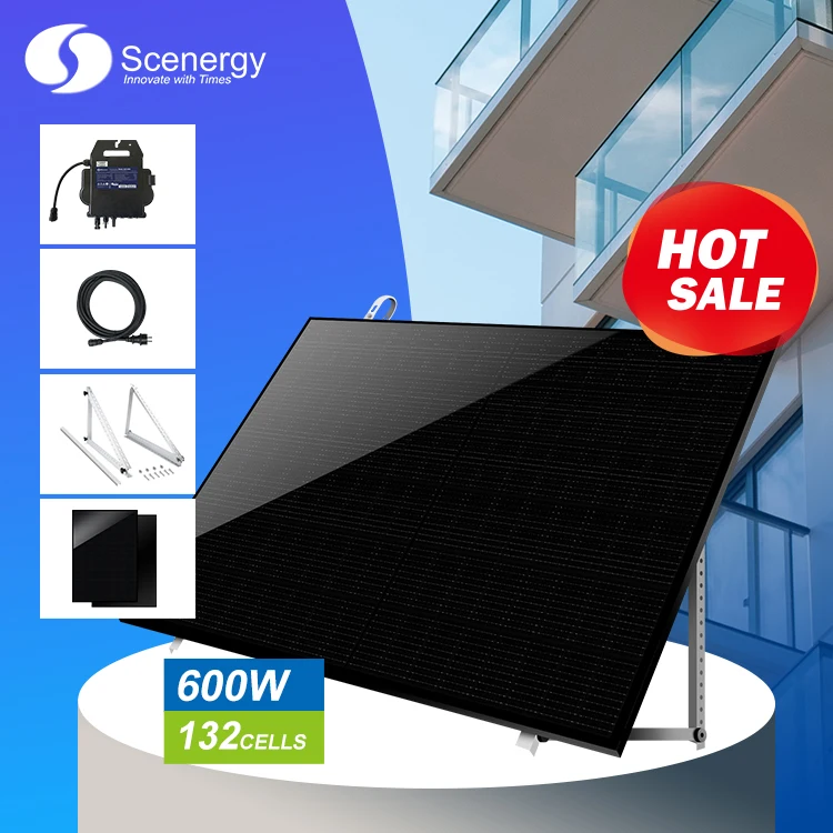 

Scenergy Solar Halterung All In One Solar Panel 600w Set Plug and Play Solar Kit Solar Balcony System Solar Grid Tie Microinver
