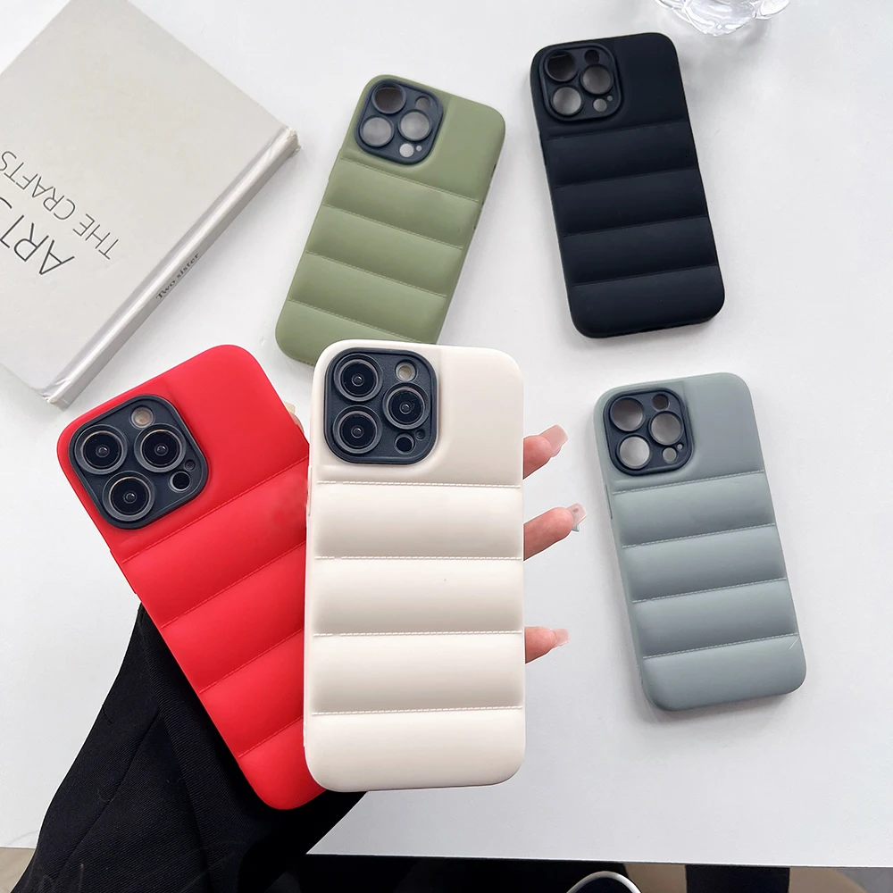 Модный пуховик 2 в 1, чехол для телефона Puffer North для iPhone 16 13 14 15 Pro Max 11 12 Pro 15Plus, противоударный силиконовый чехол (art.: 3920ccf5bc2f6) - 3920ccf5bc2f6