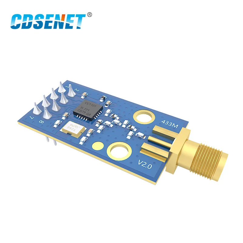 10pcs CC1101 433MHz RF Module Transceiver CDSENET E07-M1101D-SMA Long Distance Transmission CC1101 Receiver and Transmitter