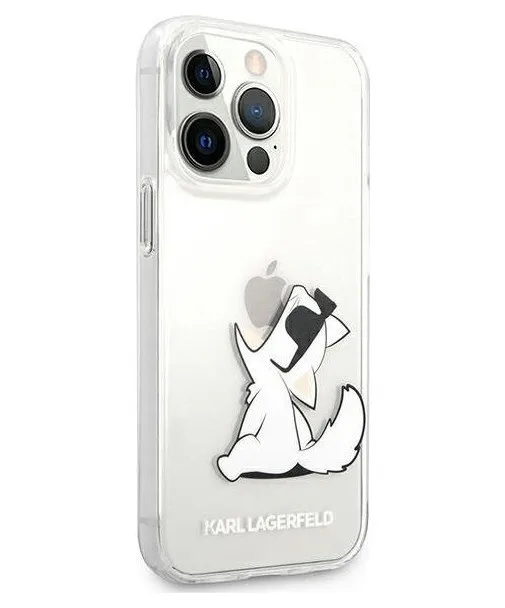 Чехол CG Mobile Karl Lagerfeld PC/TPU Choupette Fun Hard для iPhone 13 Pro Max цвет Прозрачный | Мобильные