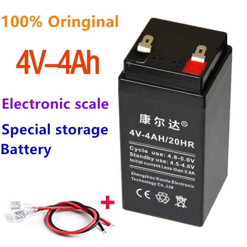 

2022 new 4V 4.0Ah pricing electronic scale table scale lead-acid battery emergency light children's toy car rechargeable battery