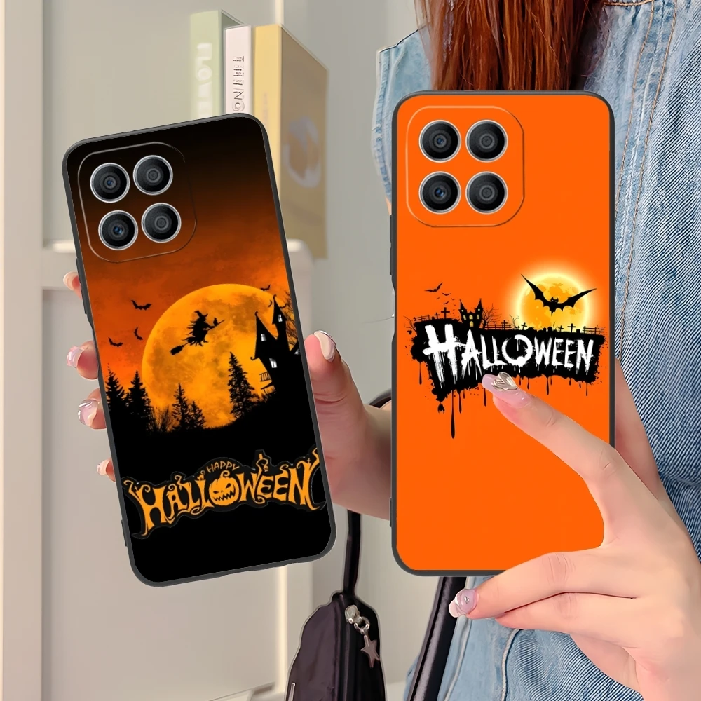 Чехол для мобильного телефона Хэллоуин Тыква Huawei Honor 90 80 70 60 50 30 20 10 9 8 7 Pro S SE Lite 5G