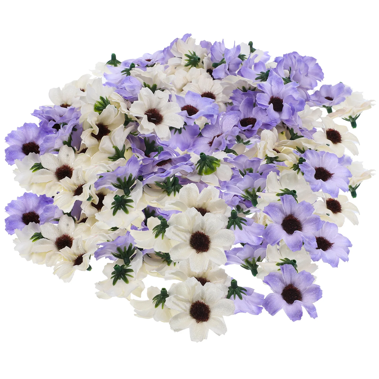 

100Pcs Fake Craft Small Flowers For Crafting Fake Flower Heads Daisy Flower Head