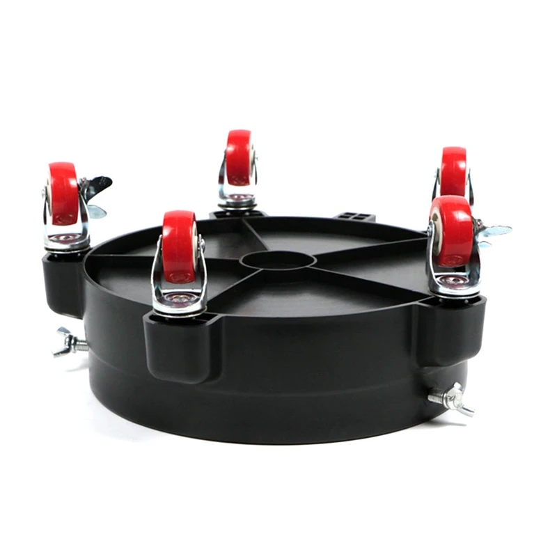 11 5-дюймовое ведро Dolly Easy Push Съемное роликовое 5-рулонные поворотные ролики для