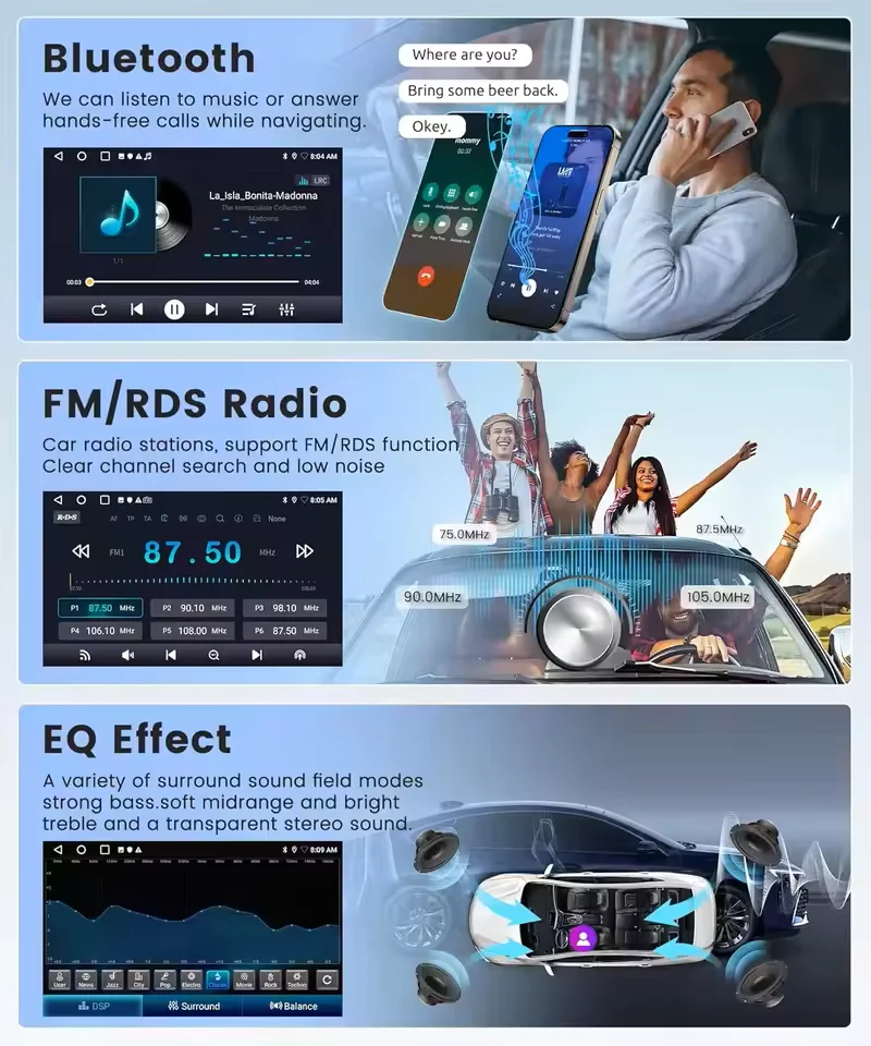 Фото Для Citroen Berlingo 2019, Peugeot Partner, Rifter 2020, Opel Combo: автомагнитола с CarPlay, мультимедийный видеоплеер, Android 16. №5