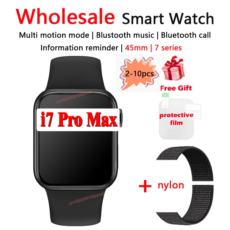 

Смарт-часы i7 Pro Max, 4/5/6/10 шт., Bluetooth, монитор сна