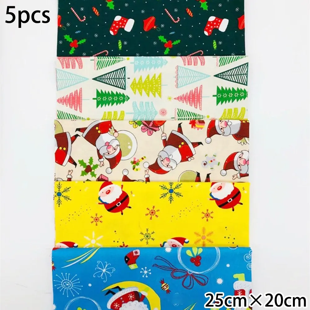 

Sewing Quilting Fabrics Christmas Fabric Christmas Series Cotton Fabric Printed Cloth Brand New High Quality Soft