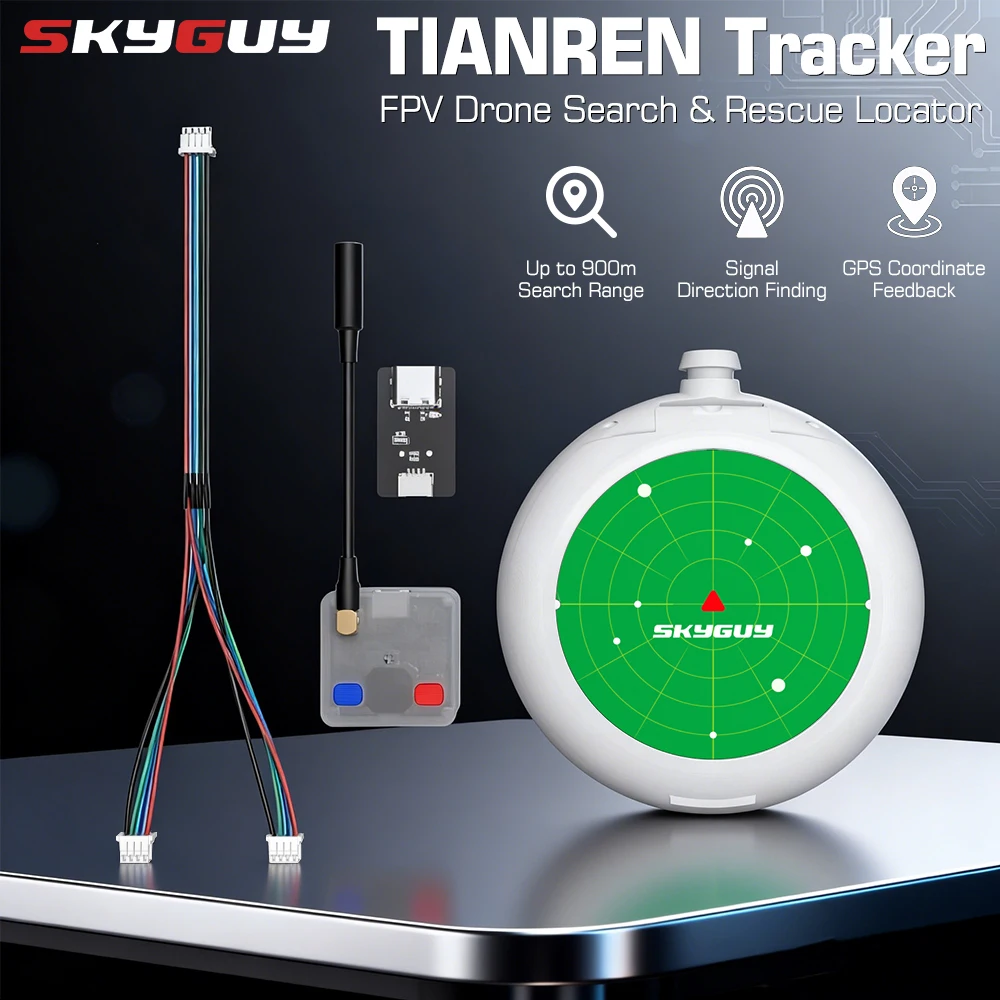 Фото SKYGUY TIANREN Трекер с GPS-дисплеем координат, дистанционным стробоскопом, звуковым сигналом, поддержка модуля 181GPS №2