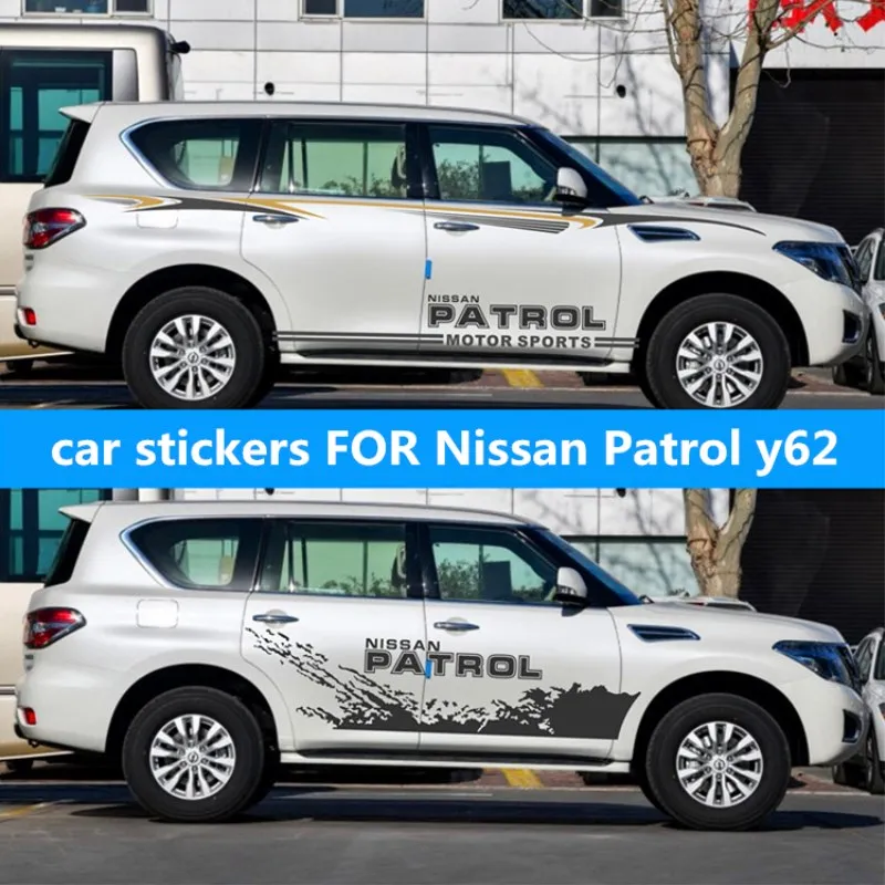 

New custom car stickers FOR Nissan Patrol y62 exterior decoration modified vinyl car decals film