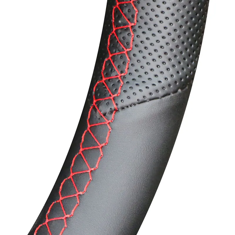 OEM черный чехол на руль из синтетической кожи микрофибры для Toyota RAV4 AX50 Corolla G12 Axio