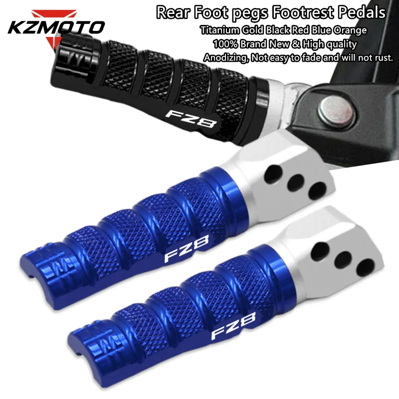 2 PCS Motorcycle Accessories For FAZER fz8 FZ8 Fazer 2006-2012 CNC Left &amp Right Rear Passenger Foot Peg Footrest Footpeg Pedal