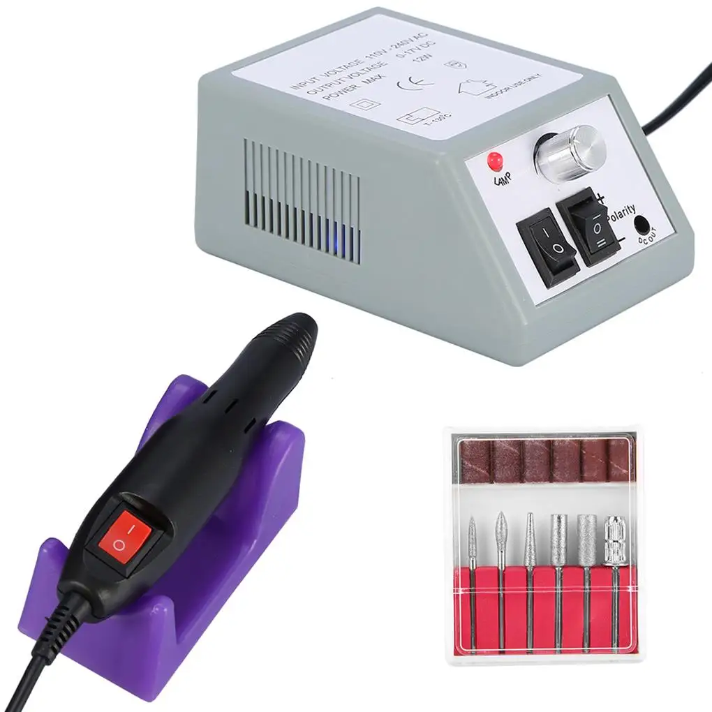 

Professional Electric Nail Machine File Manicure Pedicure Sanding Drill Kit EU 04#