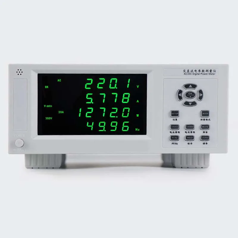 

High Precision AC DC Parameter Measuring Instrument Voltage Current Power Factor Display