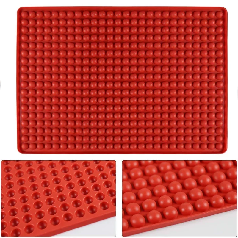 468 полость мини круглая силиконовая форма Шоколадные капли полукруглая для