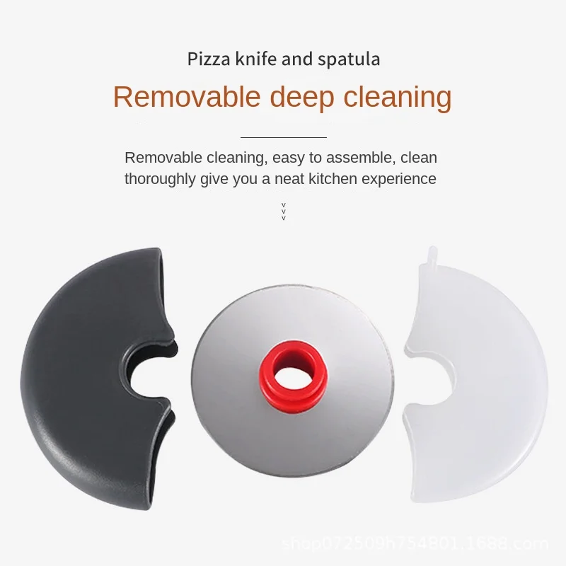 Новый Круглый Нож Для Пиццы С Защитной Крышкой Кухонный Инструмент Из